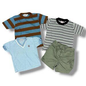 Vtg Boys Clothing Lot Buster Brown Donmoor Sportswear Toddler 3 Shorts Shirts